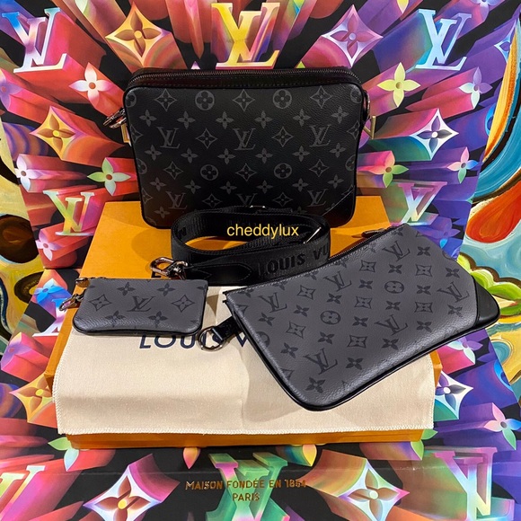 😎🆒😍Authentic Brand New Louis Vuitton Trio Messenger Bag Complete Set - Picture 4 of 11